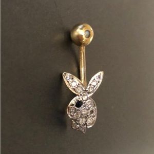 PLAYBOY Bunny DIAMOND belly button ring